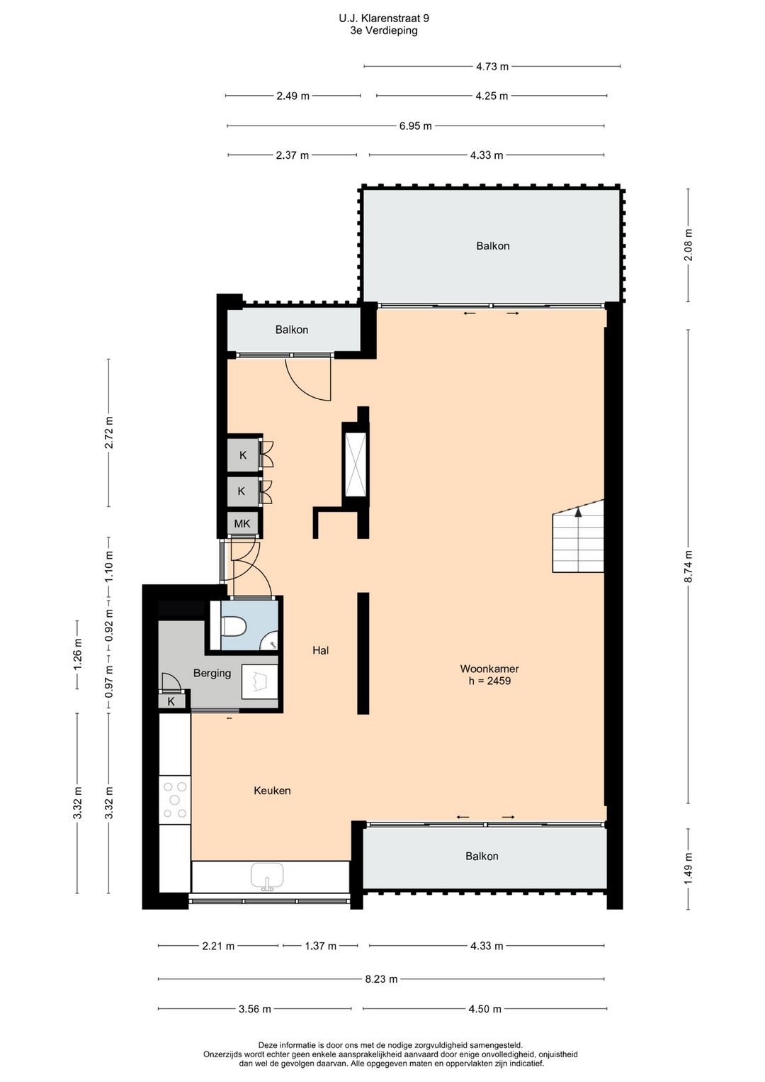 Foto 53 van U.J. Klarenstraat 9