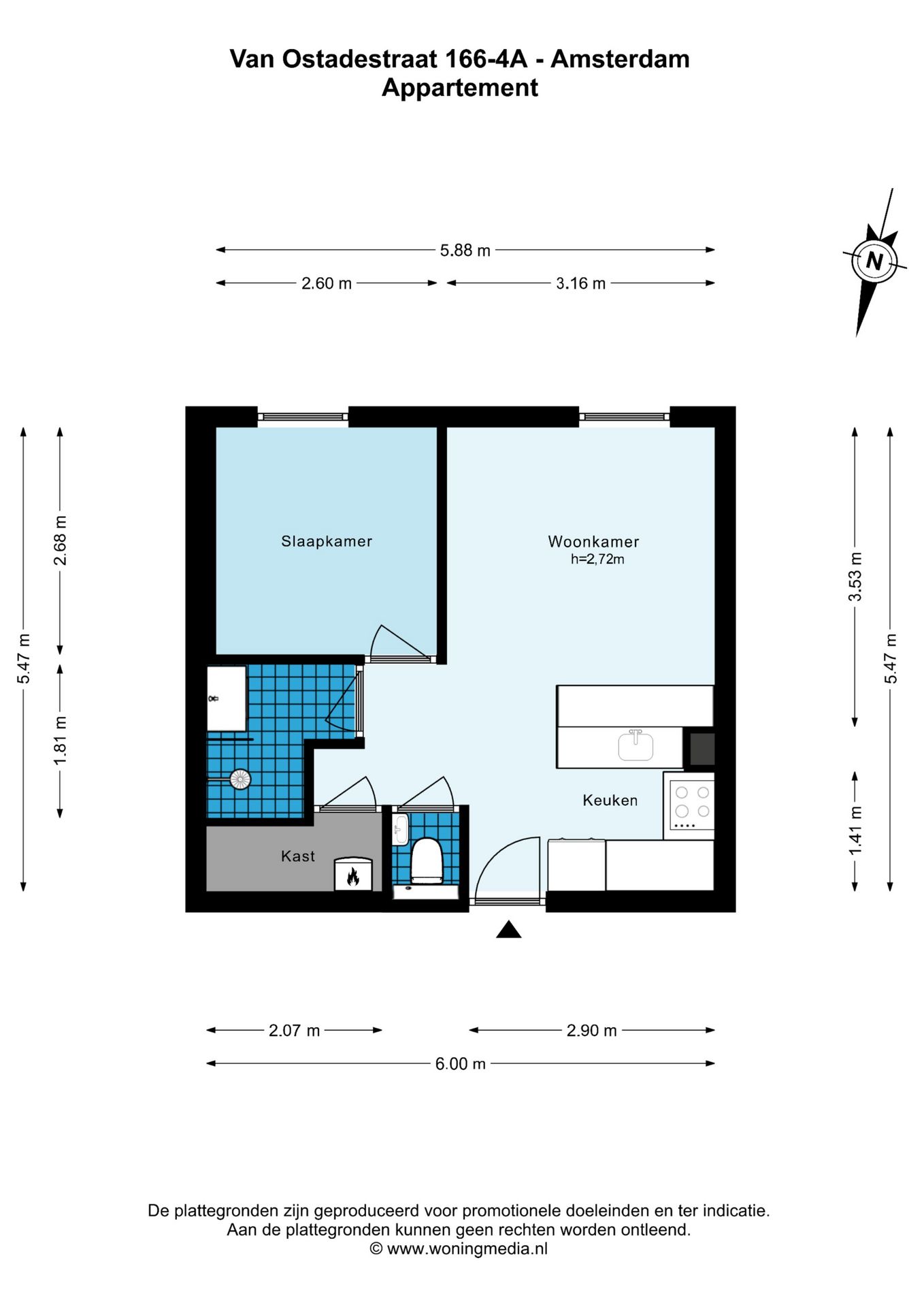 Foto 19 van Van Ostadestraat 166-4A