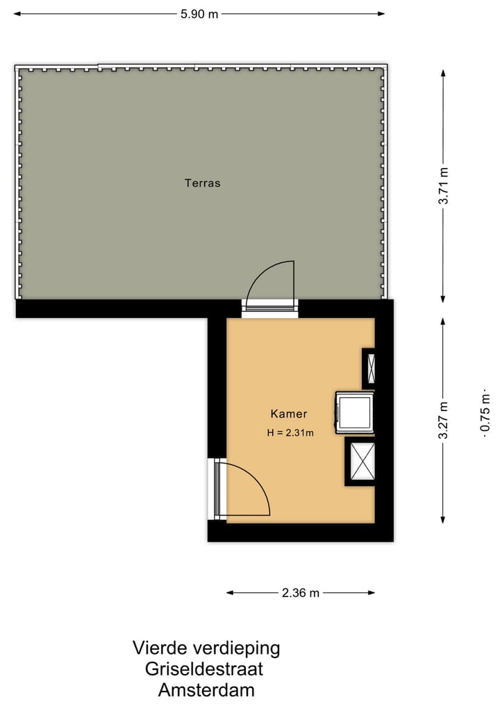 Foto 30 van Griseldestraat 33-3