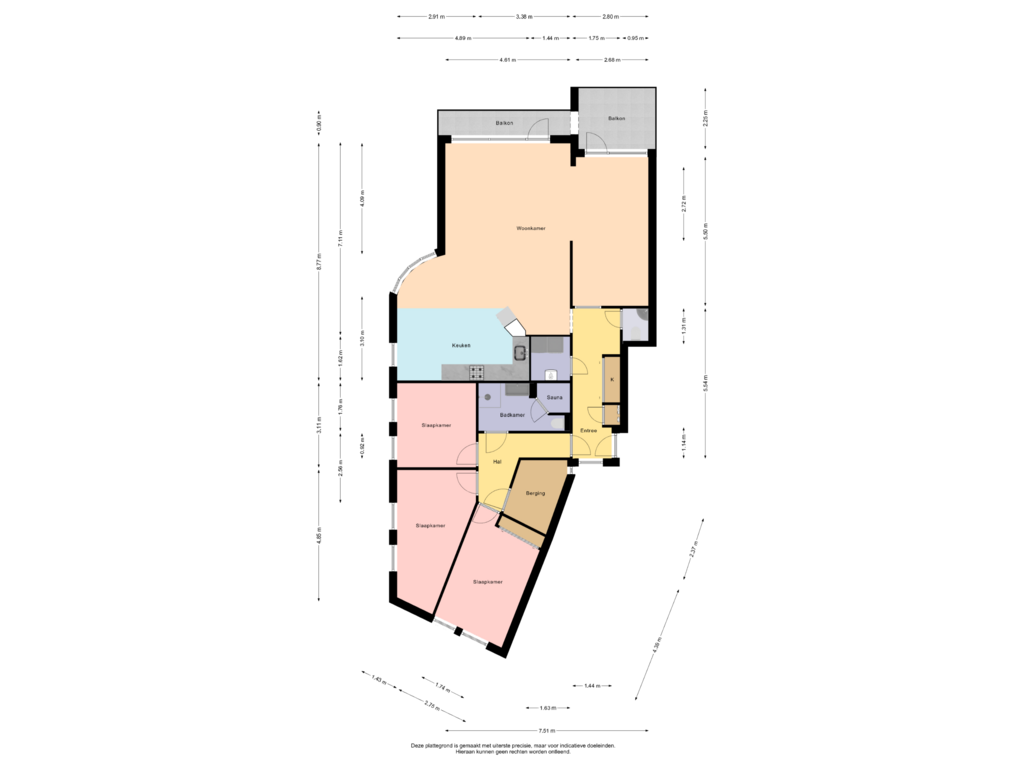 Bekijk plattegrond van Appartement van Jacob van Deventerstraat 165