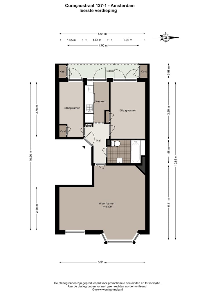 Foto 24 van Curaçaostraat 127-1