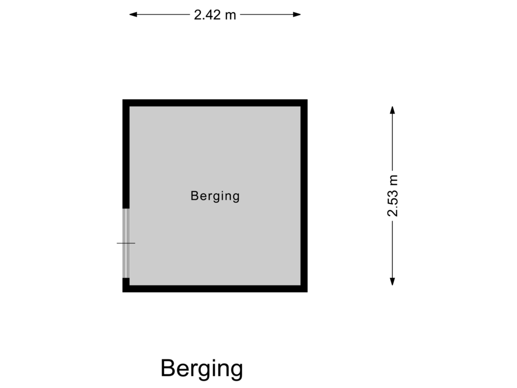 Bekijk plattegrond van Berging van Aarhuispad 62