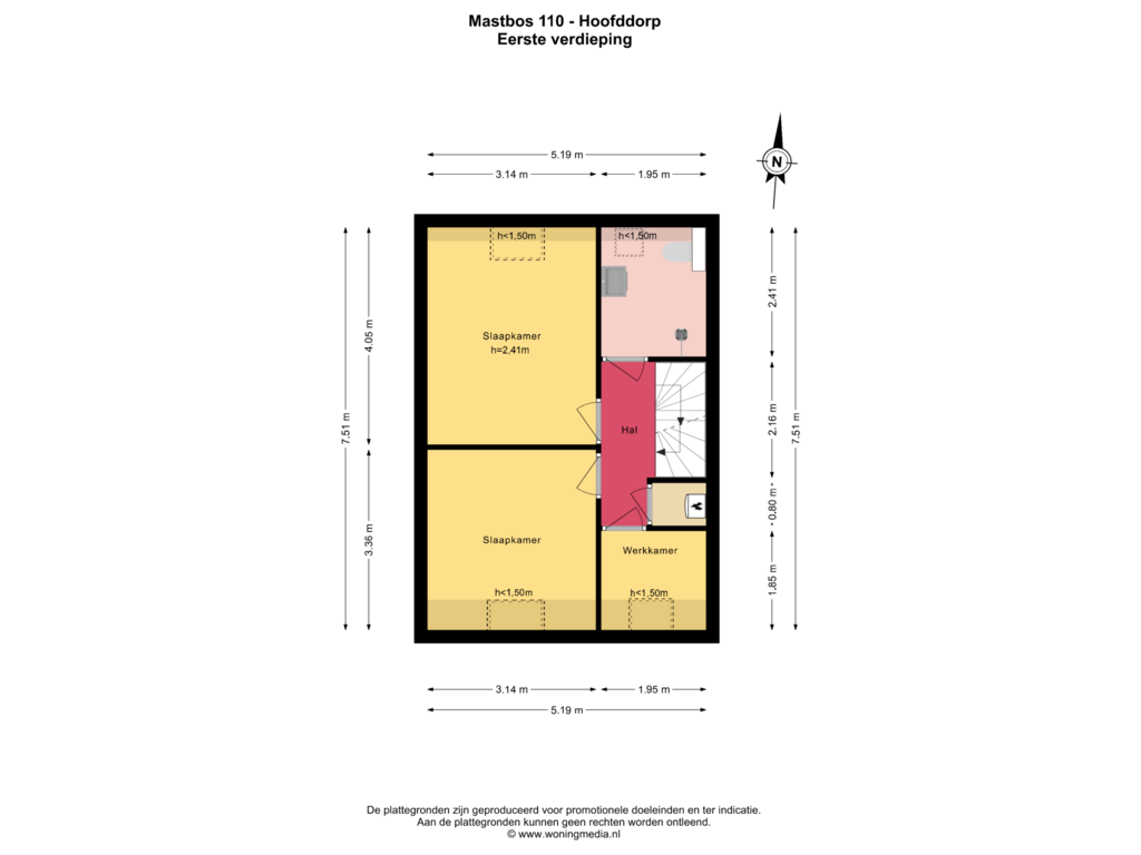 Bekijk plattegrond van 1e_verd van Mastbos 110