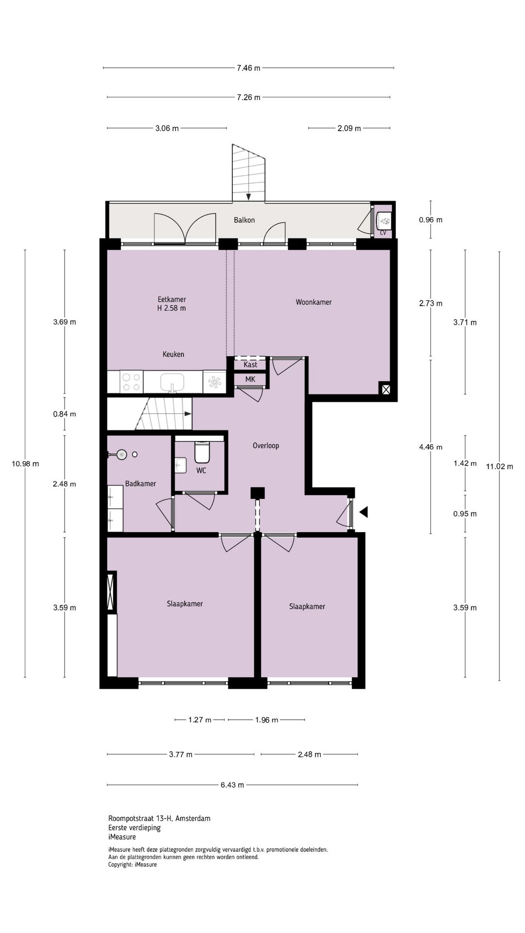 Foto 28 van Roompotstraat 13-H