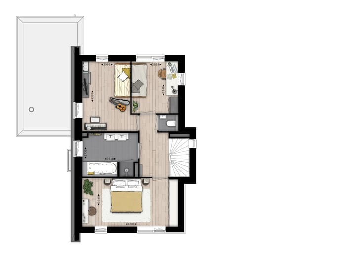 Foto 4 van Park Lokhorst type Merel (Bouwnr. 46)