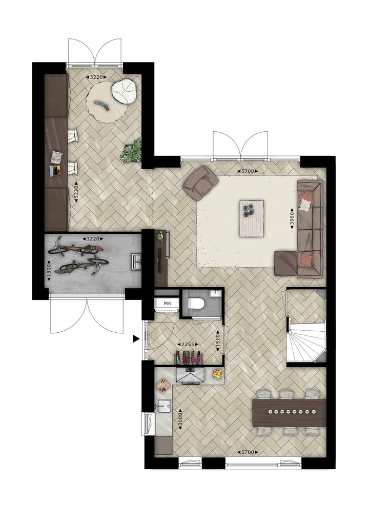 Foto 2 van Park Lokhorst type Koolmees (Bouwnr. 43)