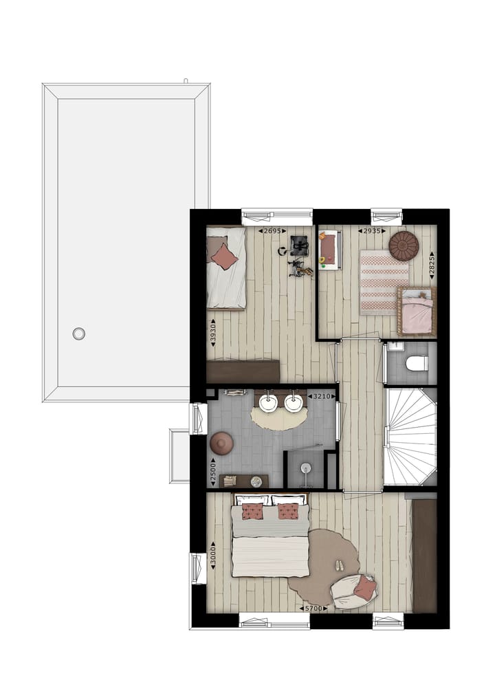 Foto 3 van Park Lokhorst type Koolmees (Bouwnr. 43)