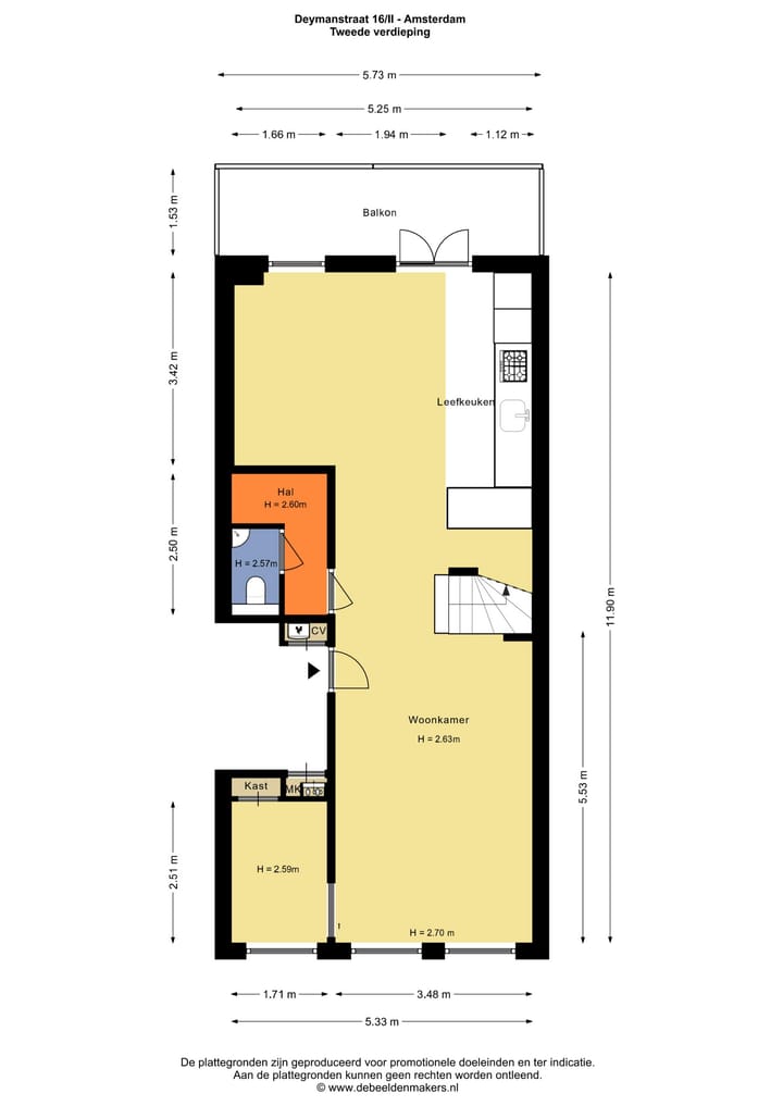 Foto 30 van Deymanstraat 16-2