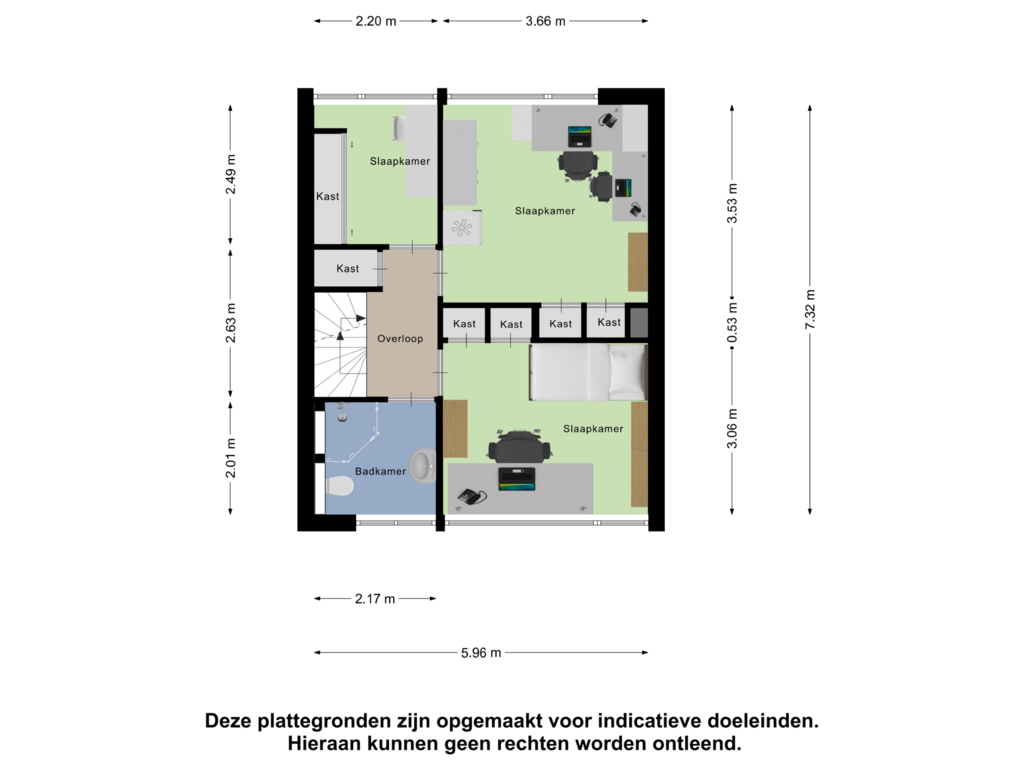 Bekijk plattegrond van Eerste Verdieping van Tilanussingel 45