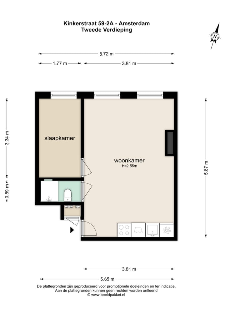 Foto 22 van Kinkerstraat 59-2A