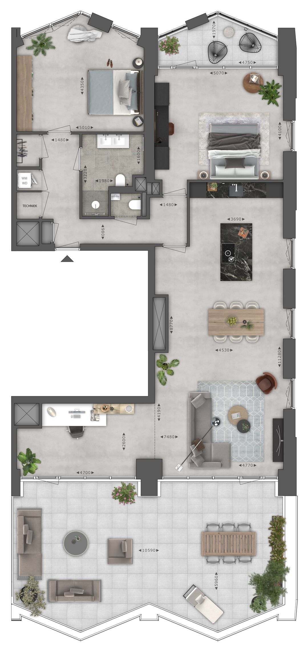 Foto 11 van Type E Penthouse