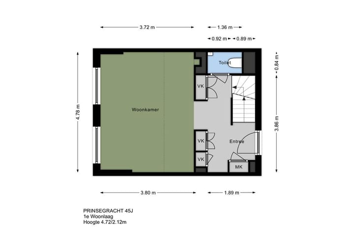 Foto 11 van Prinsegracht 45-J