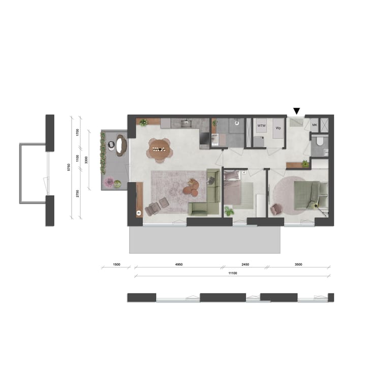 Photo 3 of Appartement type A (Bouwnr. 19)