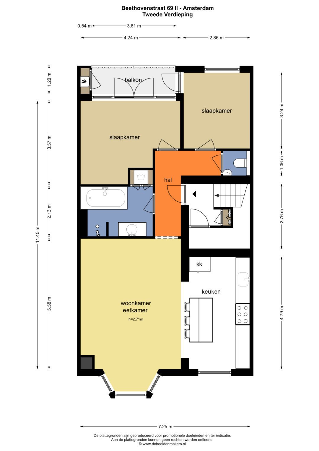 Foto 26 van Beethovenstraat 69-2