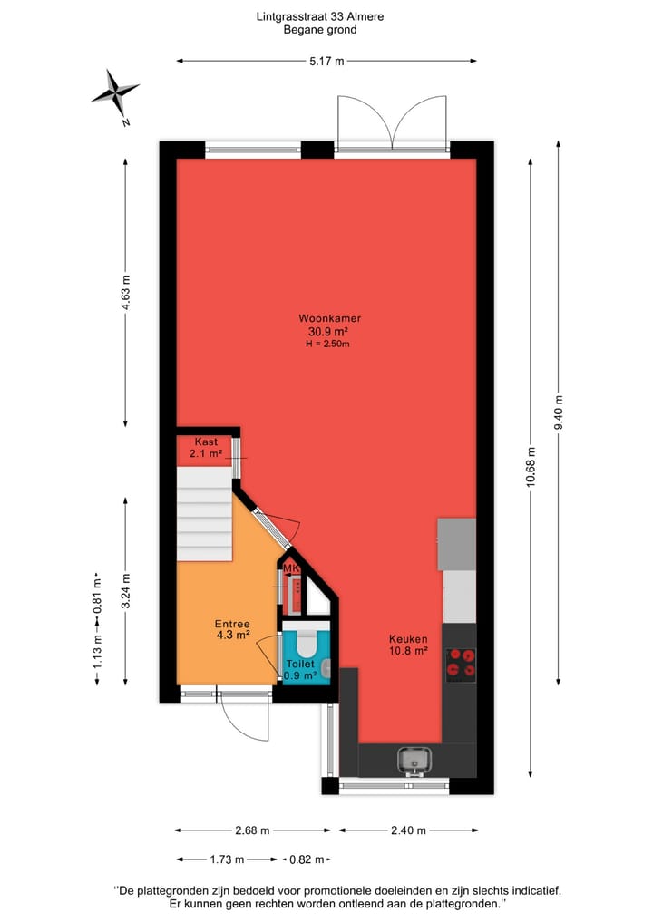 Foto 57 van Lintgrasstraat 33