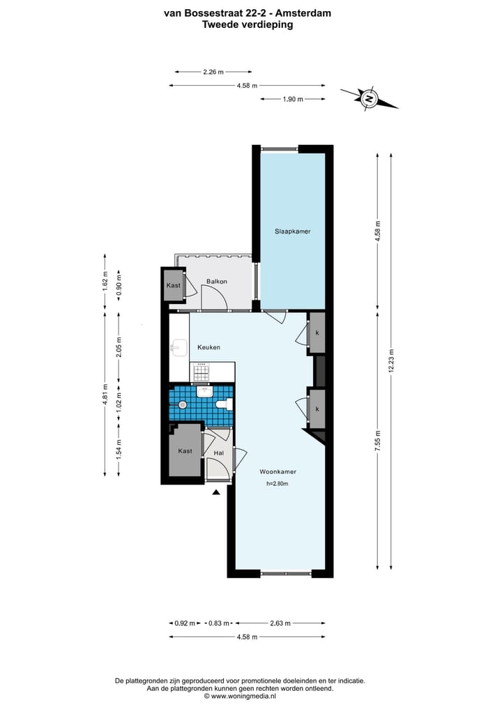 Foto 20 van Van Bossestraat 22-2