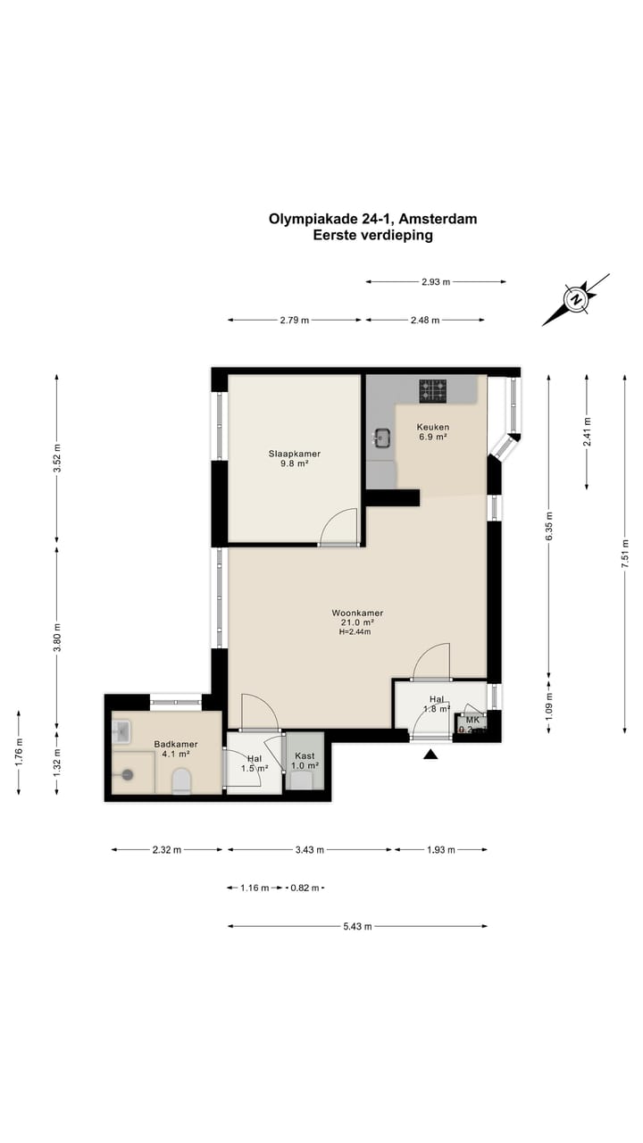 Foto 17 van Olympiakade 24-1