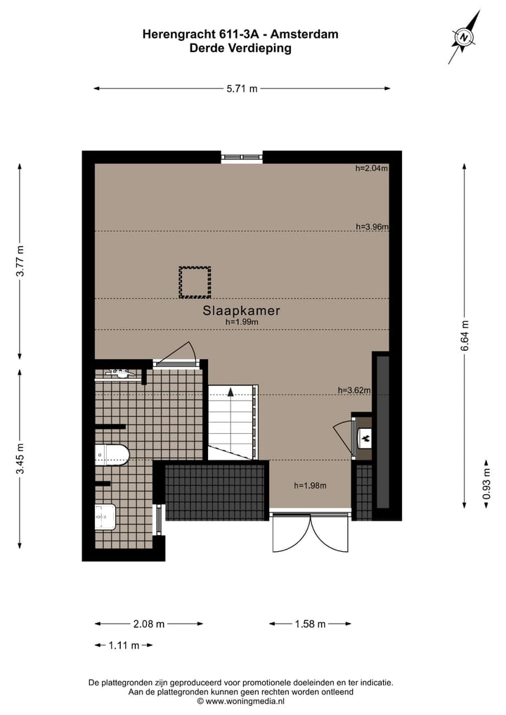 Foto 24 van Herengracht 611-3A