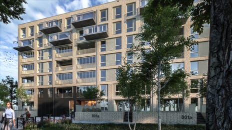 Image of Fonkel type E4 Apartment with shared street entrance