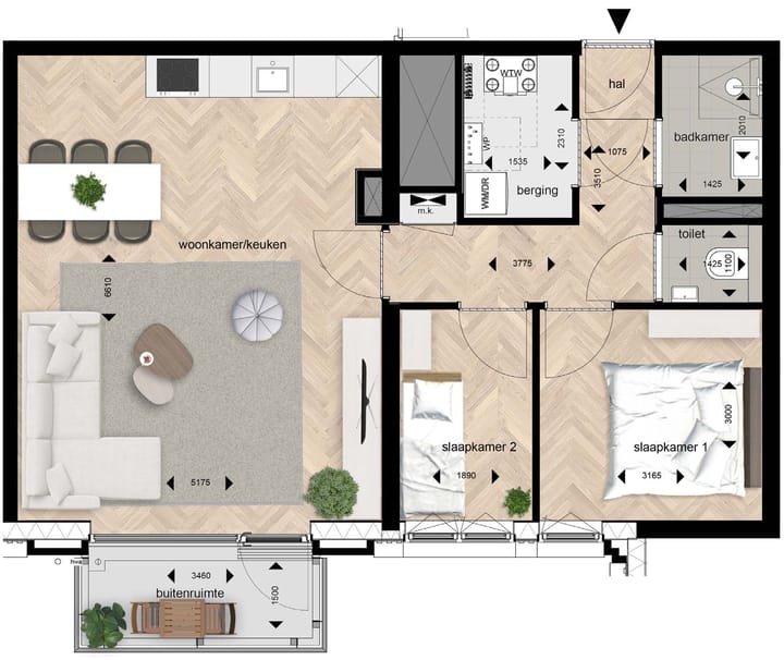 Foto 2 van Fonkel type B2 (Bouwnr. 100)