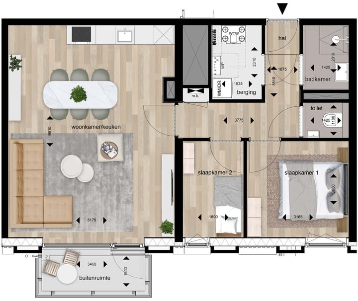 Foto 2 van Fonkel type B3 (Bouwnr. 210)
