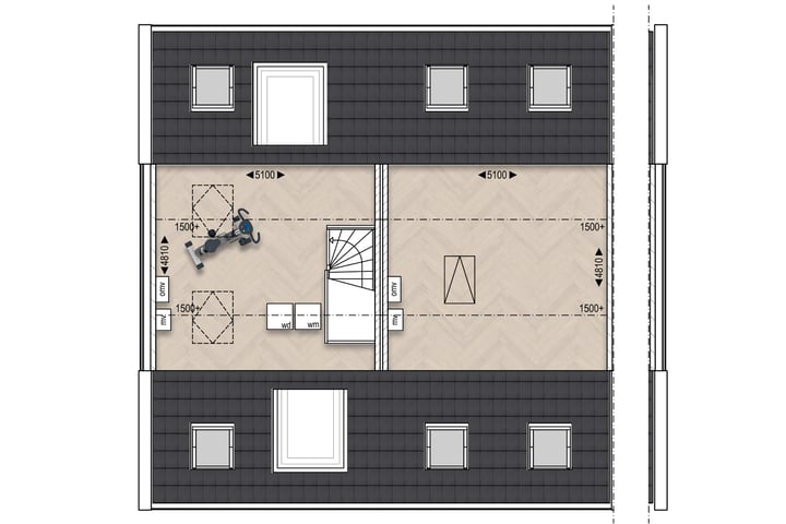 Bekijk foto 9 van Halfvrijstaande schuurwoning (Bouwnr. 8)