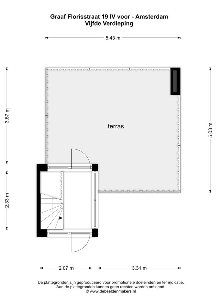 Foto 21 van Graaf Florisstraat 19-4V