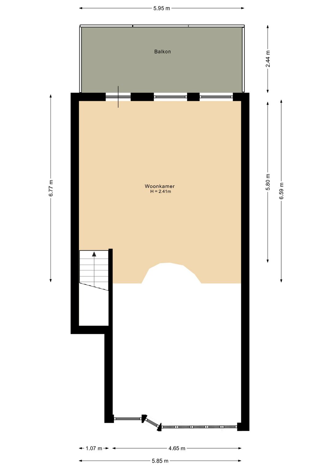 Foto 41 van Hemonystraat 49-H