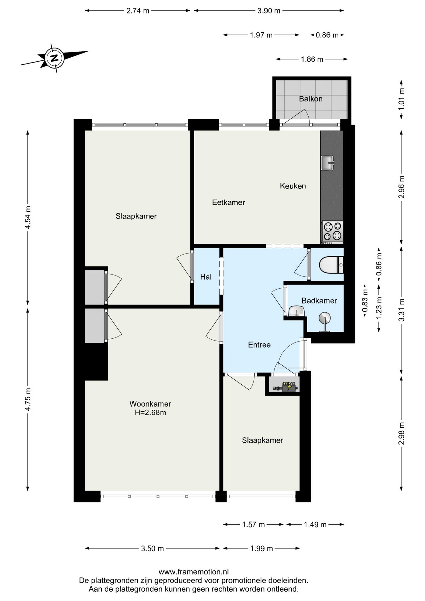 Foto 14 van Waterloostraat 43-C