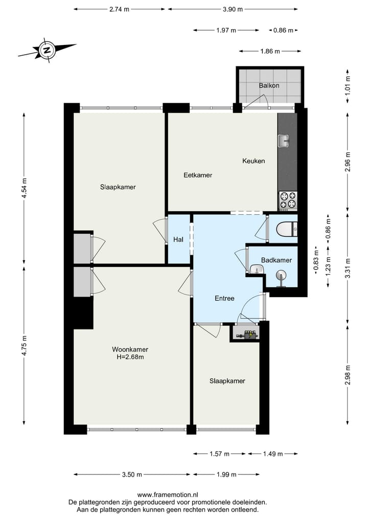 Foto 14 van Waterloostraat 43-C