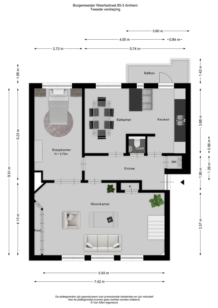 Foto 52 van Burgemeester Weertsstraat 85-3