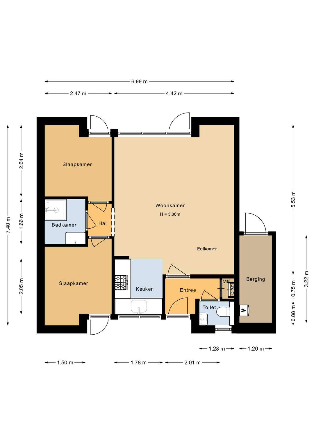Foto 28 van Landweerswal 2-050