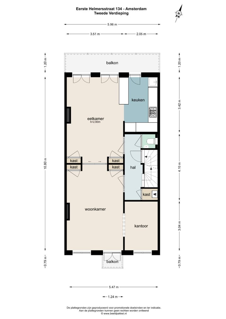 Foto 48 van Eerste Helmersstraat 134-2
