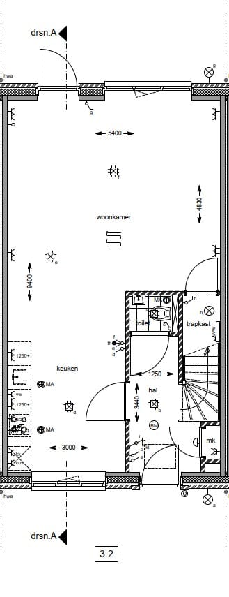 Foto 3 van Dijkweg onder de toren tussenwoningen
