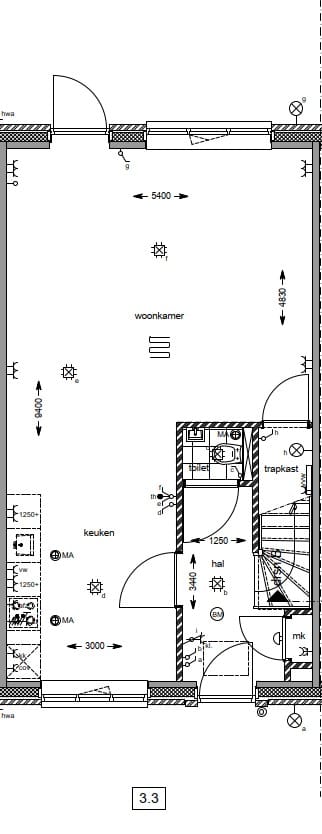 Photo 4 of Dijkweg onder de toren tussenwoningen