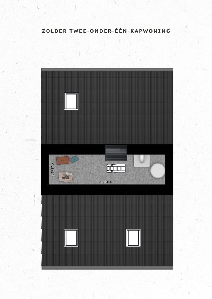Foto 11 van Twee-onder-één-kapwoning - Semi bungalow (Bouwnr. 23)