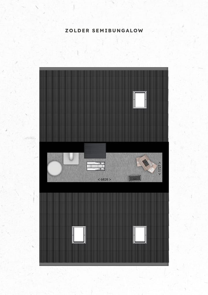 Foto 14 van Twee-onder-één-kapwoning - Semi bungalow (Bouwnr. 23)