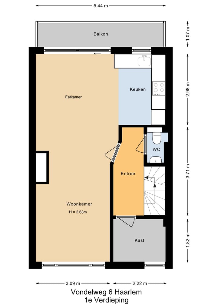 Foto 24 van Vondelweg 6