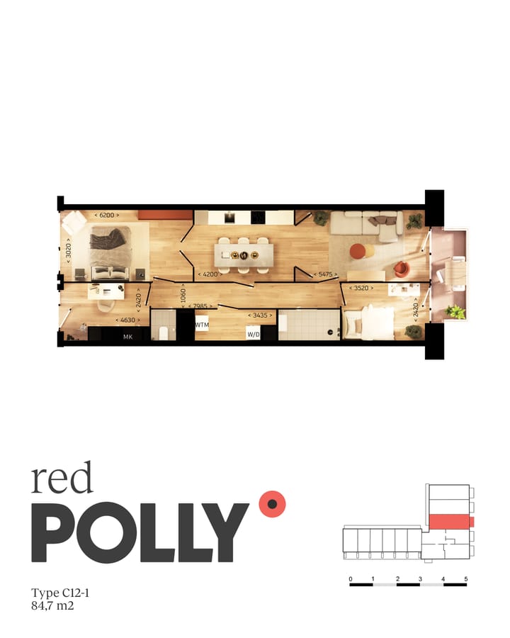 Foto 6 van Red Polly - vrije sector koop (Bouwnr. 61)