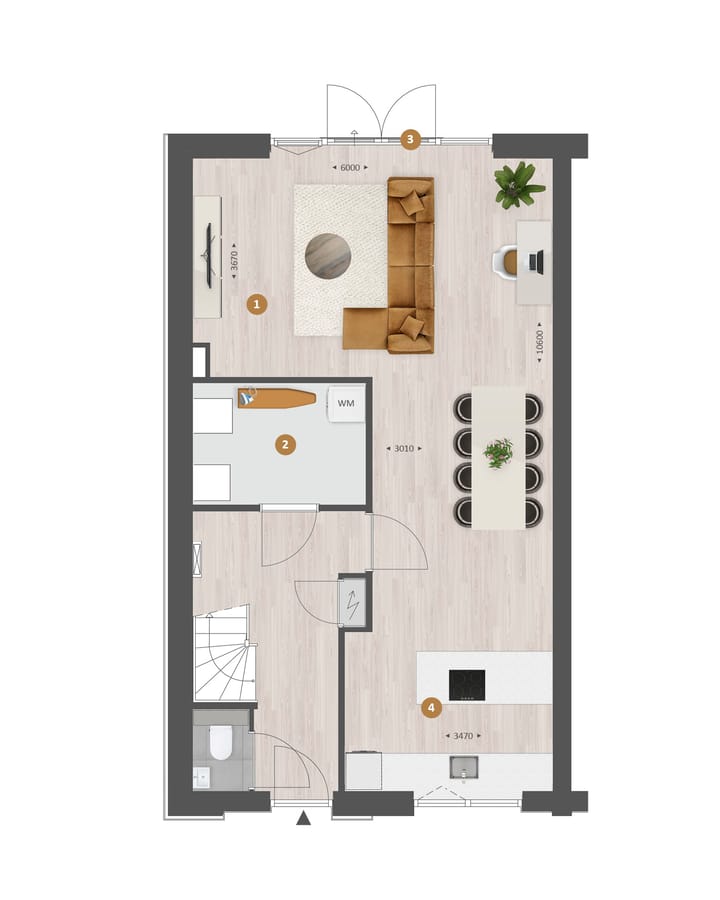 Foto 4 van LEVENSLOOPBESTENDIGE RIJWONINGEN | TYPE R-S (Bouwnr. 231)