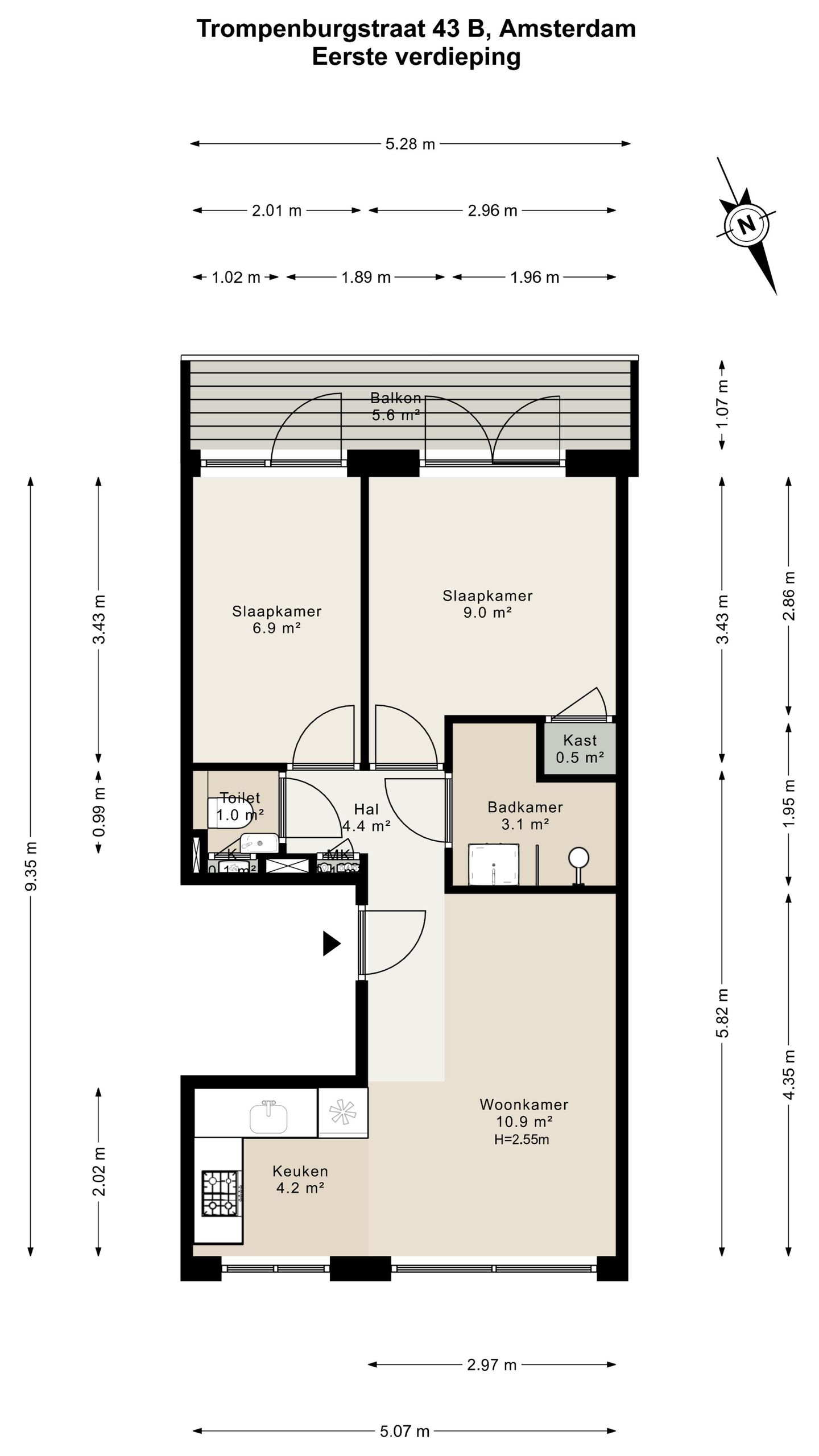 Foto 19 van Trompenburgstraat 43-B
