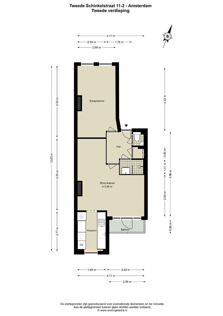 Foto 26 van Tweede Schinkelstraat 11-2