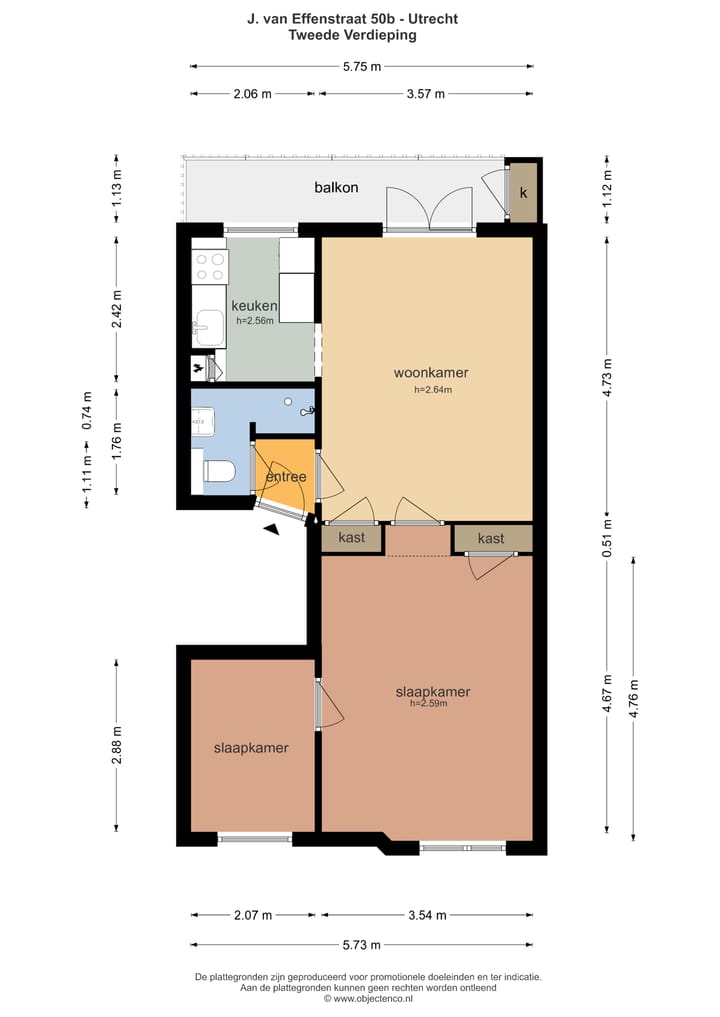 Foto 23 van Justus van Effenstraat 50-B