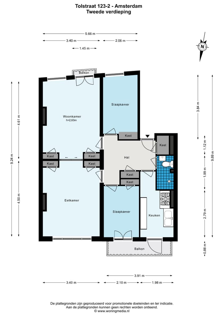 Foto 36 van Tolstraat 123-2