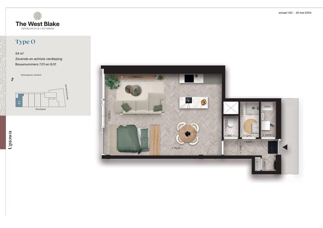 Foto 7 van Westblaak 32-G08