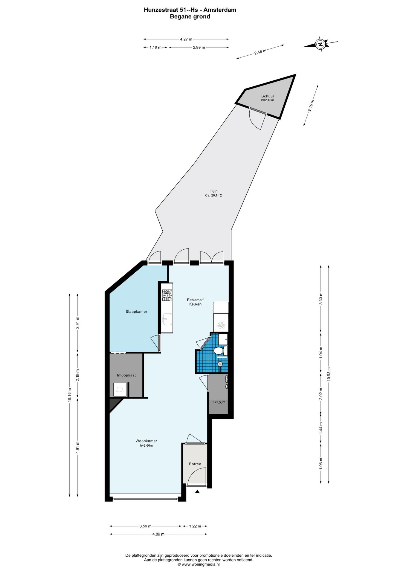 Foto 20 van Hunzestraat 51-H