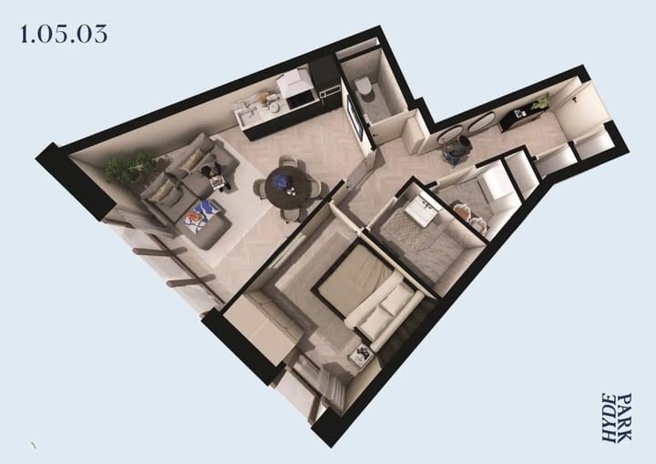 Foto 3 van Knightsbridge Hyde Park huis 1 type 6