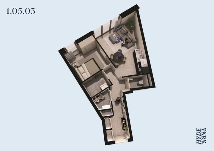 Foto 2 van Knightsbridge Hyde Park huis 1 type 6