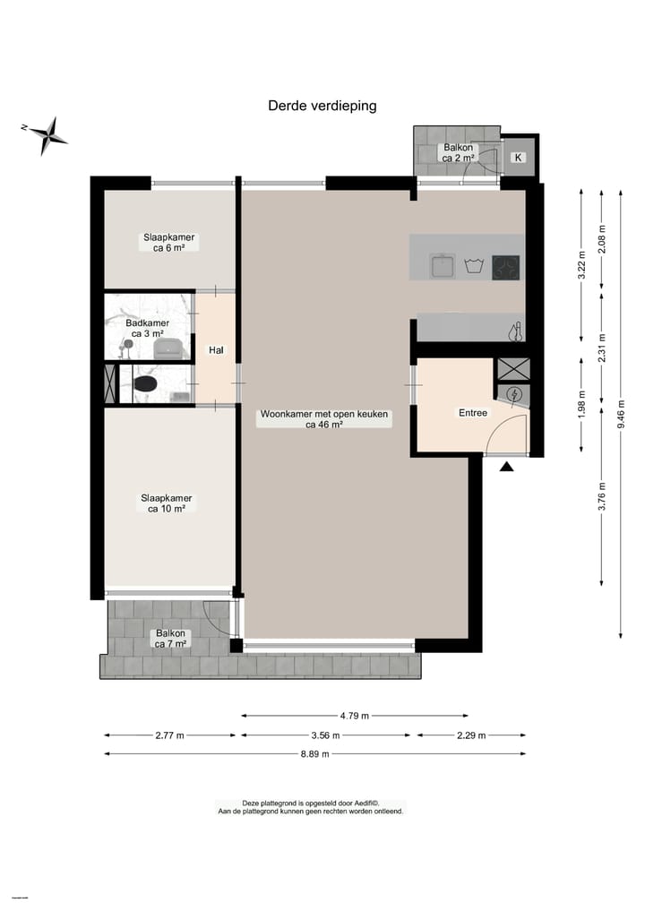 Foto 32 van Admiraal de Ruyterlaan 24-F