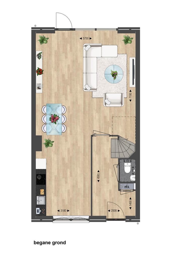 Foto 5 van Vlietkade - Herenhuis (Bouwnr. 8)